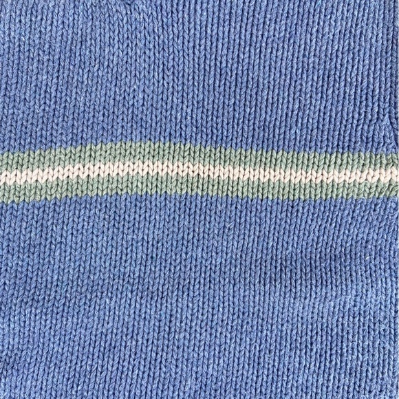 Vintage Kitestrings Boy’s Knit Vest Size 5/6 Cornflower Blue Preppy Pictures - Picture 2 of 5